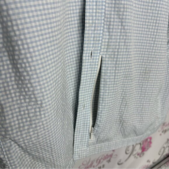 Windriver jacket mosquito repellent technology picnic pattern blue white plaid - Picture 5 of 7